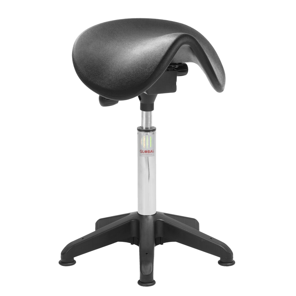Produktabbildung: Global Stole A/S Sattelhocker Dalton Easy seat Octopus, Bodengleiter, Polyurethan, schwarz