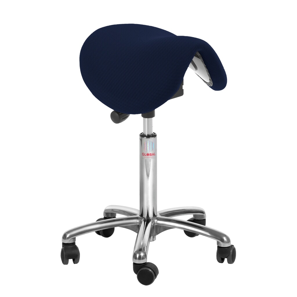Global Stole A/S Sattelhocker Dalton EasySeat 3D Runner, blau Produktabbildung: Global Stole A/S Sattelhocker Dalton EasySeat 3D Runner, blau