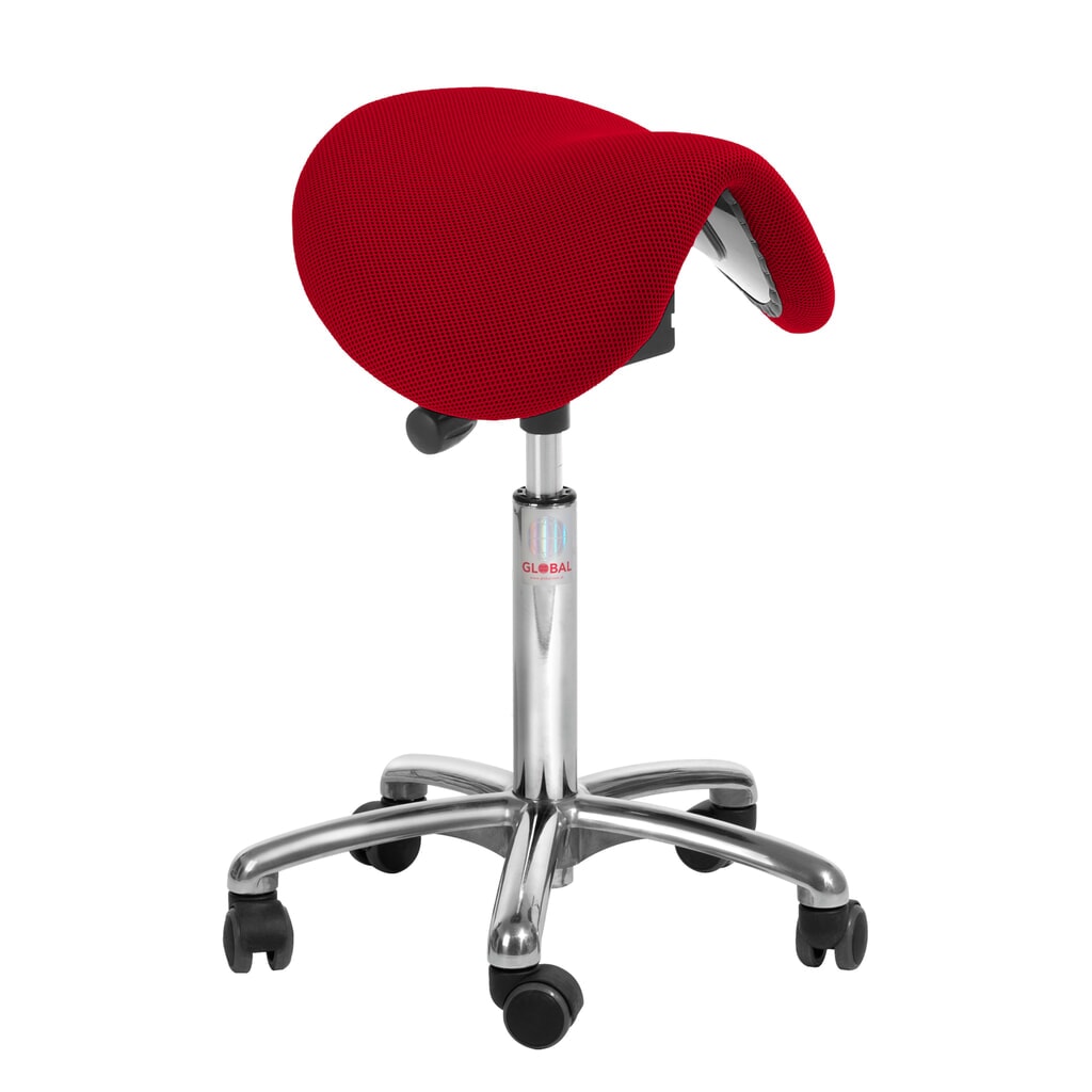 Produktabbildung: Global Stole A/S Sattelhocker Dalton EasySeat 3D Runner, rot