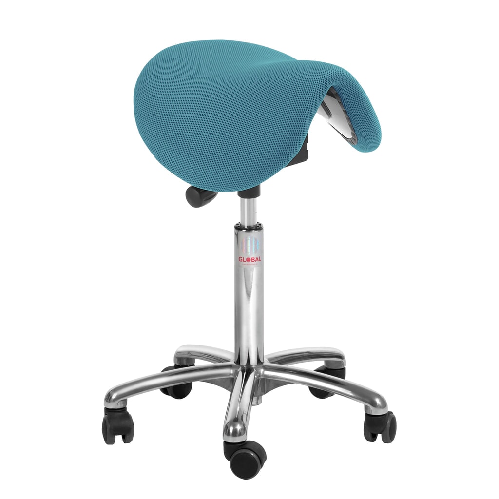 Produktabbildung: Global Stole A/S Sattelhocker Dalton EasySeat 3D Runner, hellblau