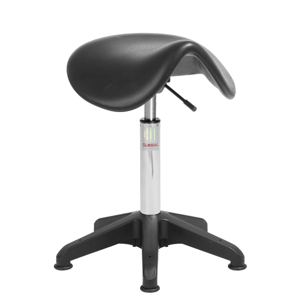 Global Stole A/S Sattelhocker Dalton Fixmek Octopus Alu50, Rollen, schwarz Produktabbildung: Global Stole A/S Sattelhocker Dalton Fixmek Octopus Alu50, Rollen, schwarz