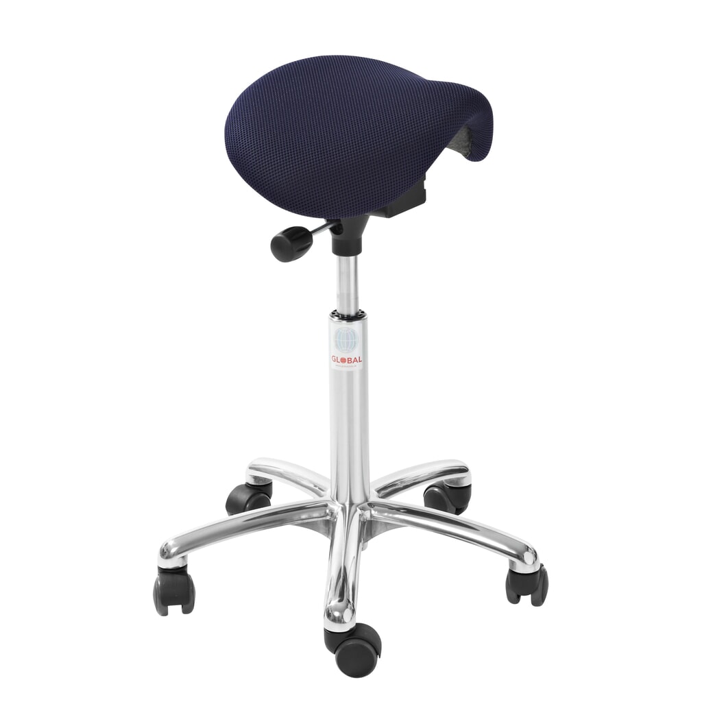 Global Stole A/S Sattelhocker Mini EasySeat 3D Runner, blau Produktabbildung: Global Stole A/S Sattelhocker Mini EasySeat 3D Runner, blau