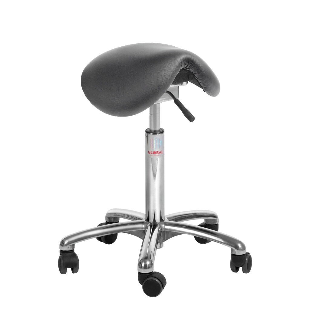 Produktabbildung: Global Stole A/S Sattelhocker Mini Flexmatic, schwarz