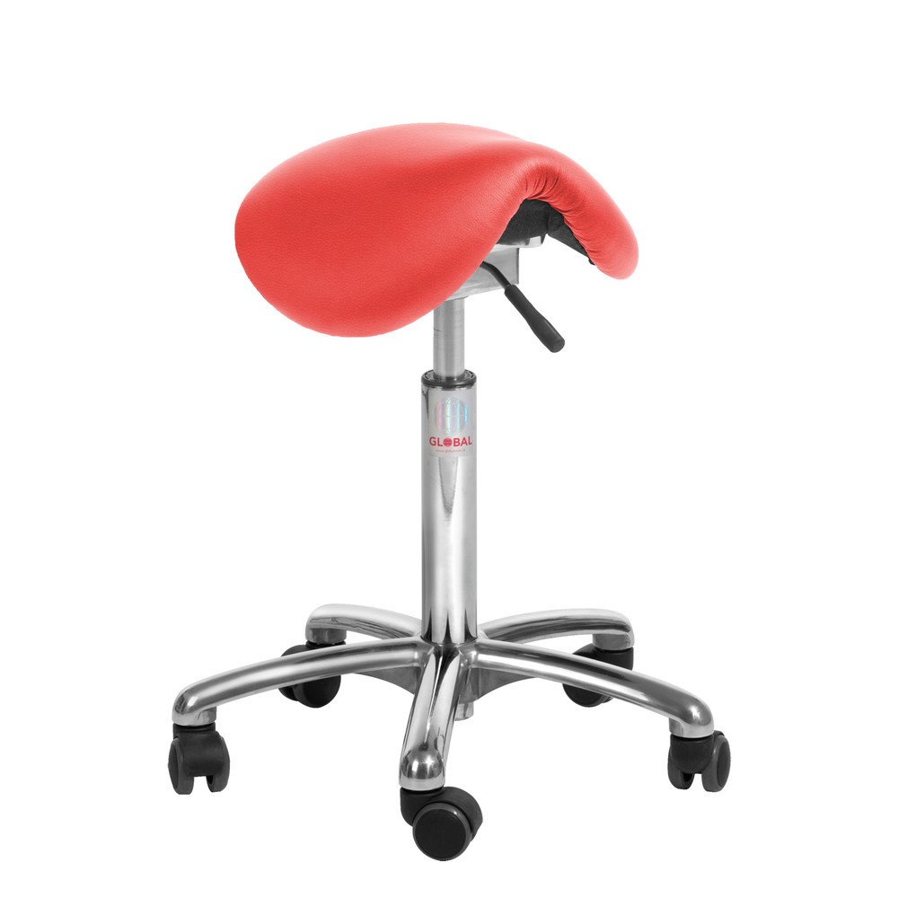 Produktabbildung: Global Stole A/S Sattelhocker Mini Flexmatic, rot