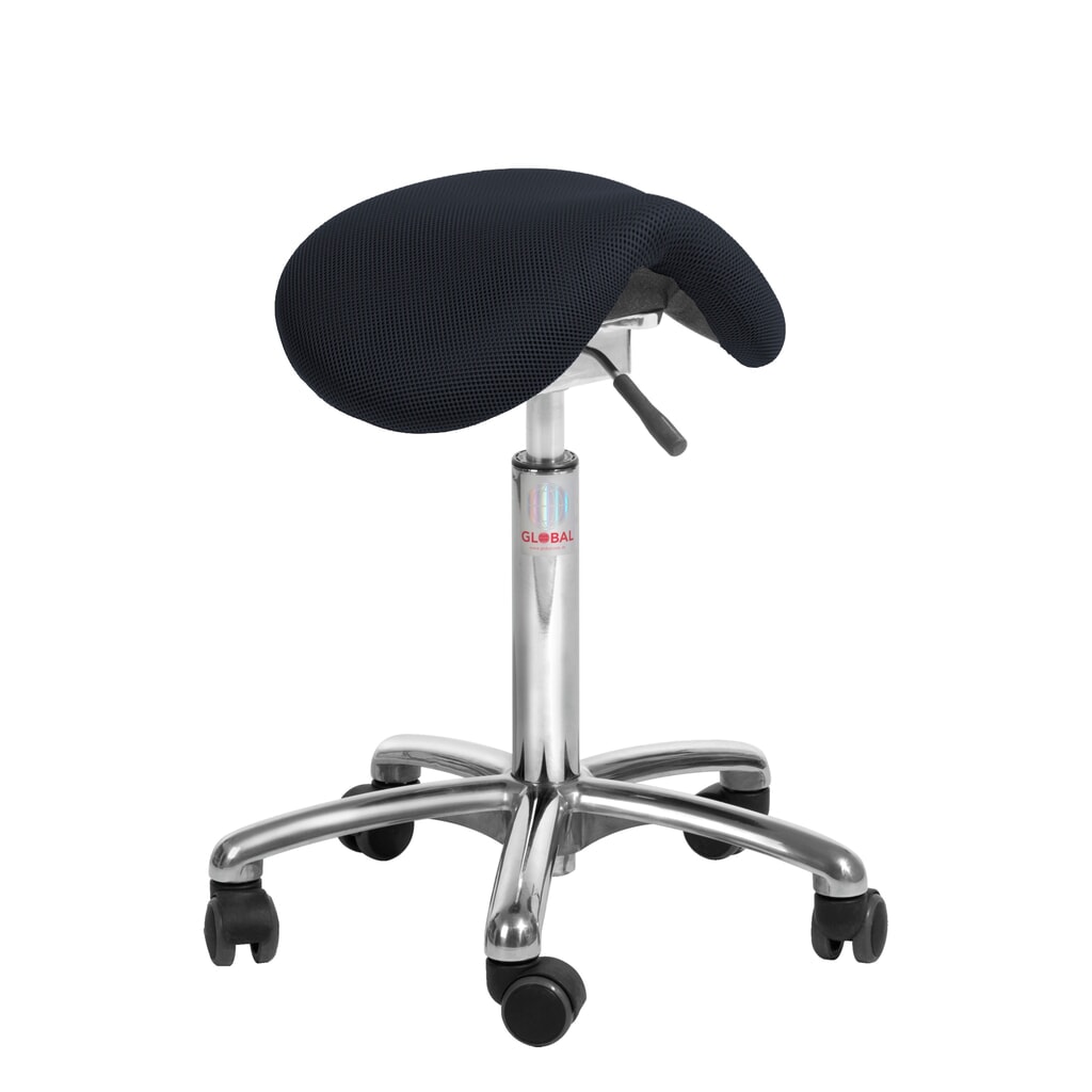 Produktabbildung: Global Stole A/S Sattelhocker Mini Flexmatic 3D, schwarz
