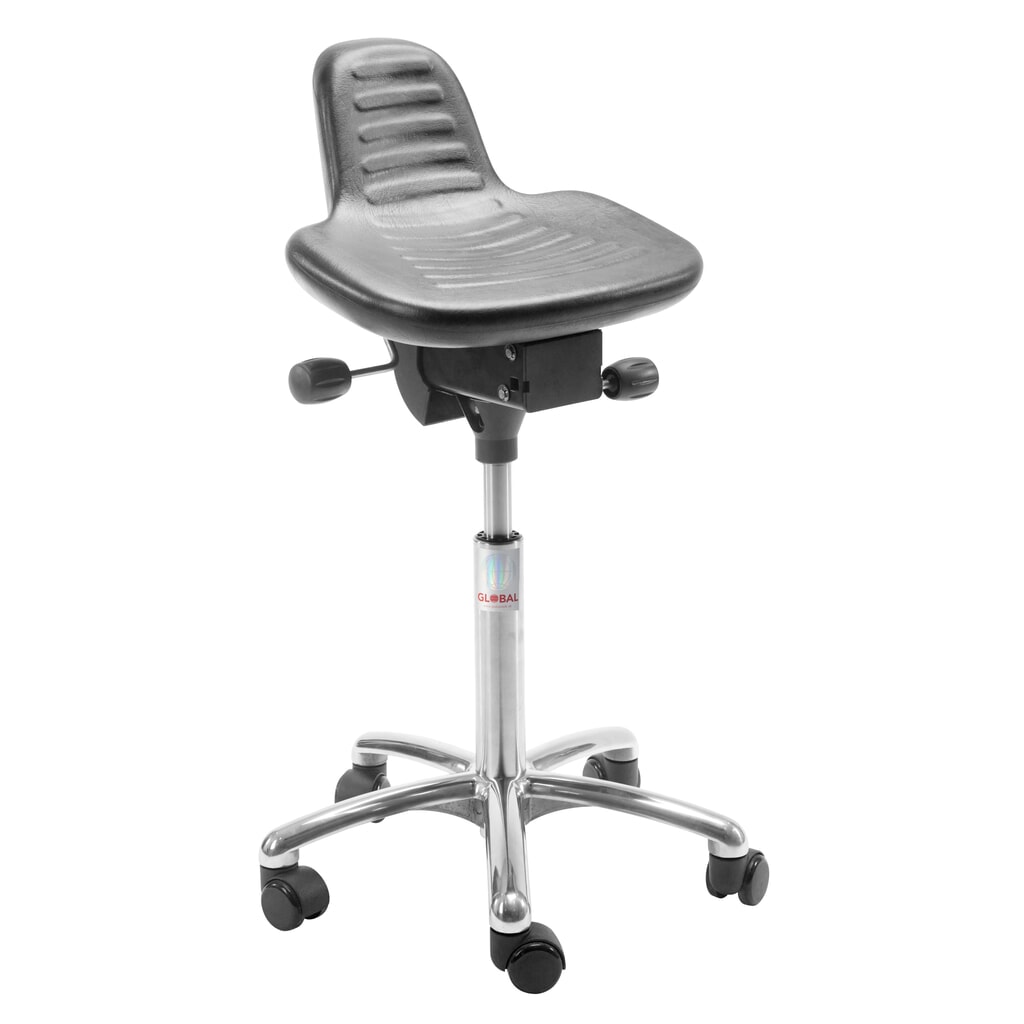 Global Stole A/S Stehhilfe Alfa Alu50, Sitzhöhe 560-750 mm Produktabbildung: Global Stole A/S Stehhilfe Alfa Alu50, Sitzhöhe 560-750 mm
