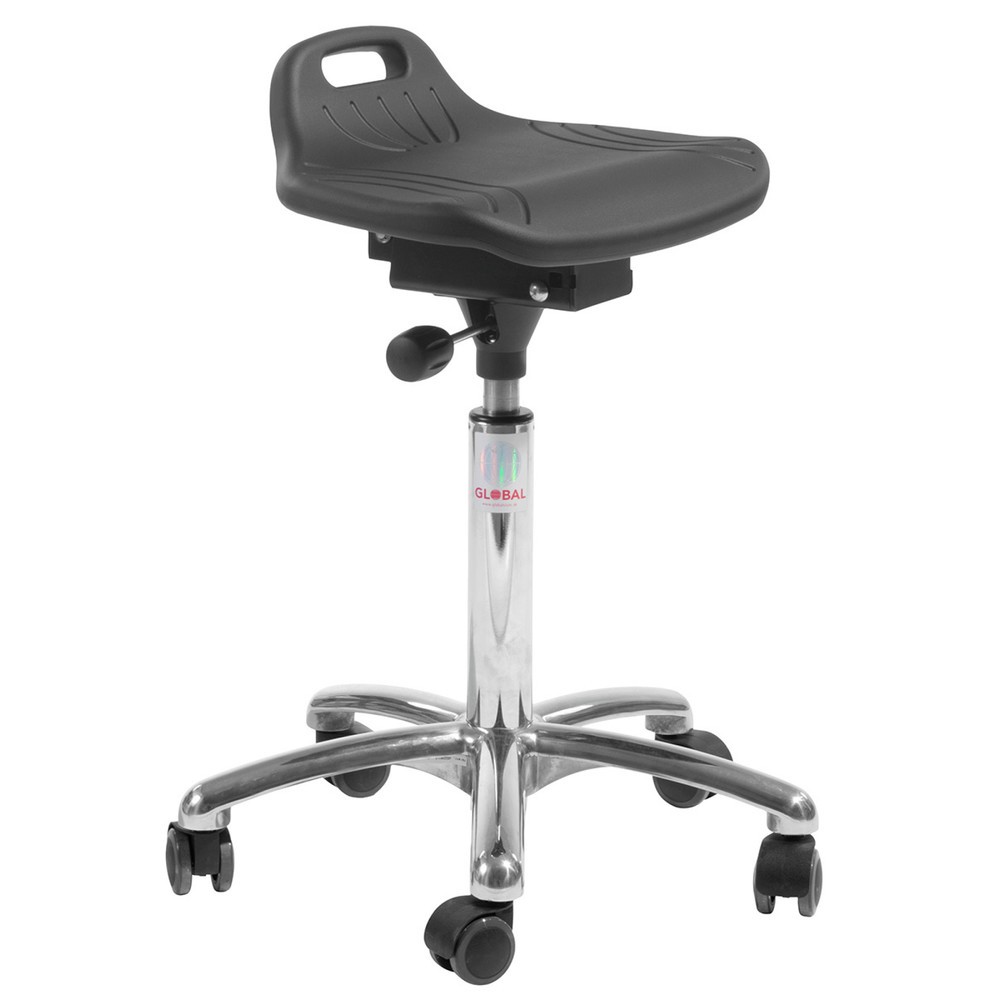 Produktabbildung: Global Stole A/S Stehhilfe Omega Alu50, Sitzhöhe 550-740 mm