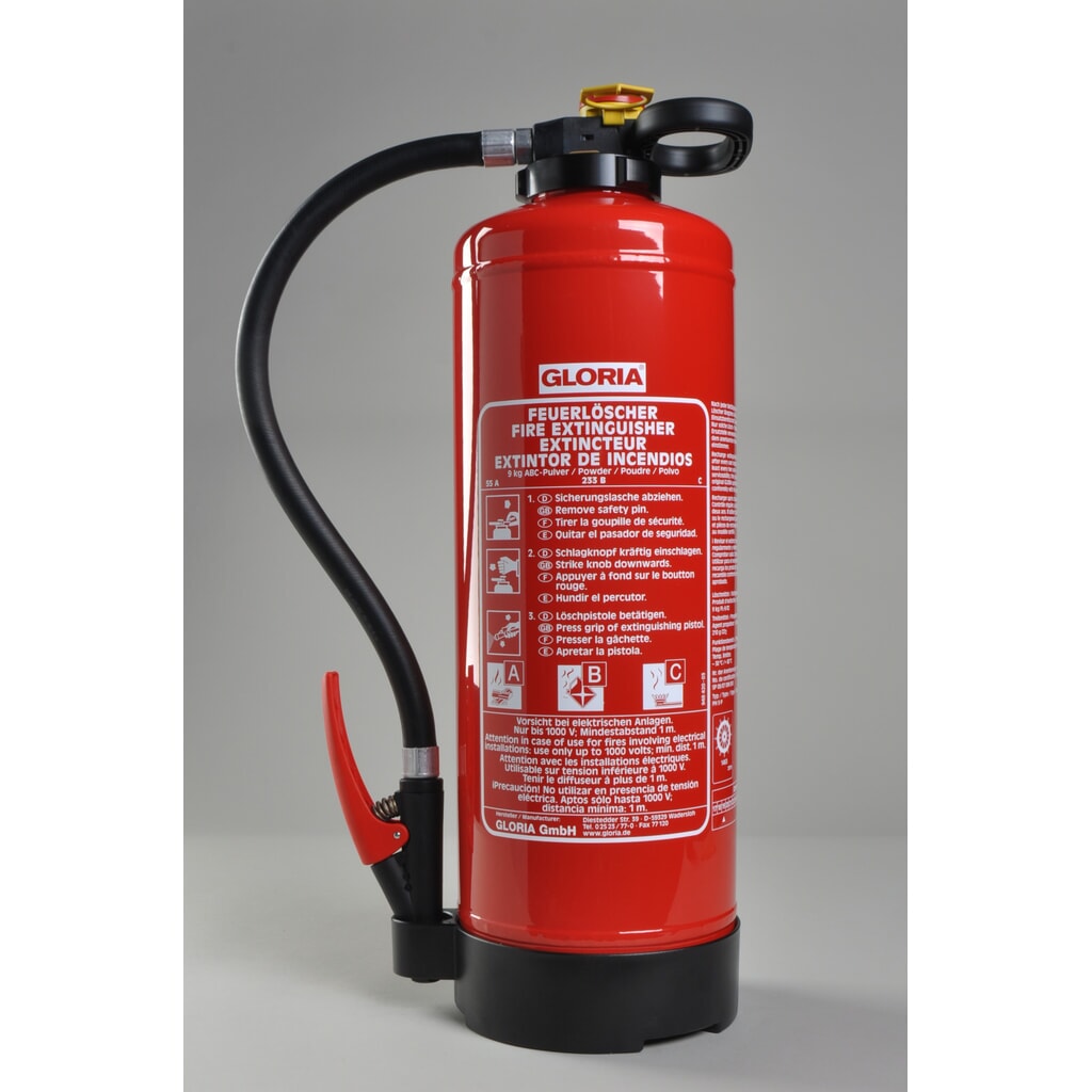 GLORIA® Aufladefeuerlöscher PH 9 PRO (D/A) Produktabbildung: GLORIA® Aufladefeuerlöscher PH 9 PRO (D/A)