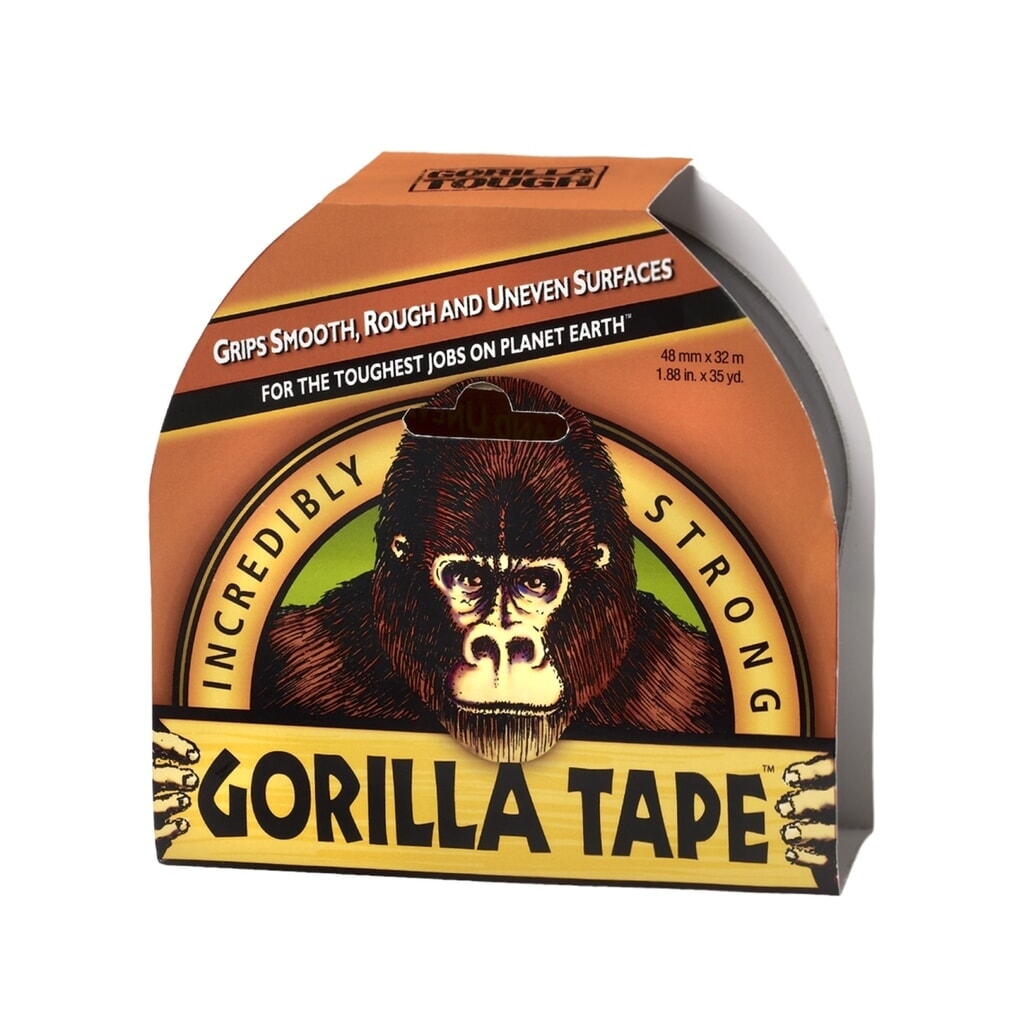 Gorilla Tape® Hochleistungs-Gewebeklebeband, Länge 11 m, Breite 48 mm Produktabbildung: Gorilla Tape® Hochleistungs-Gewebeklebeband, Länge 11 m, Breite 48 mm