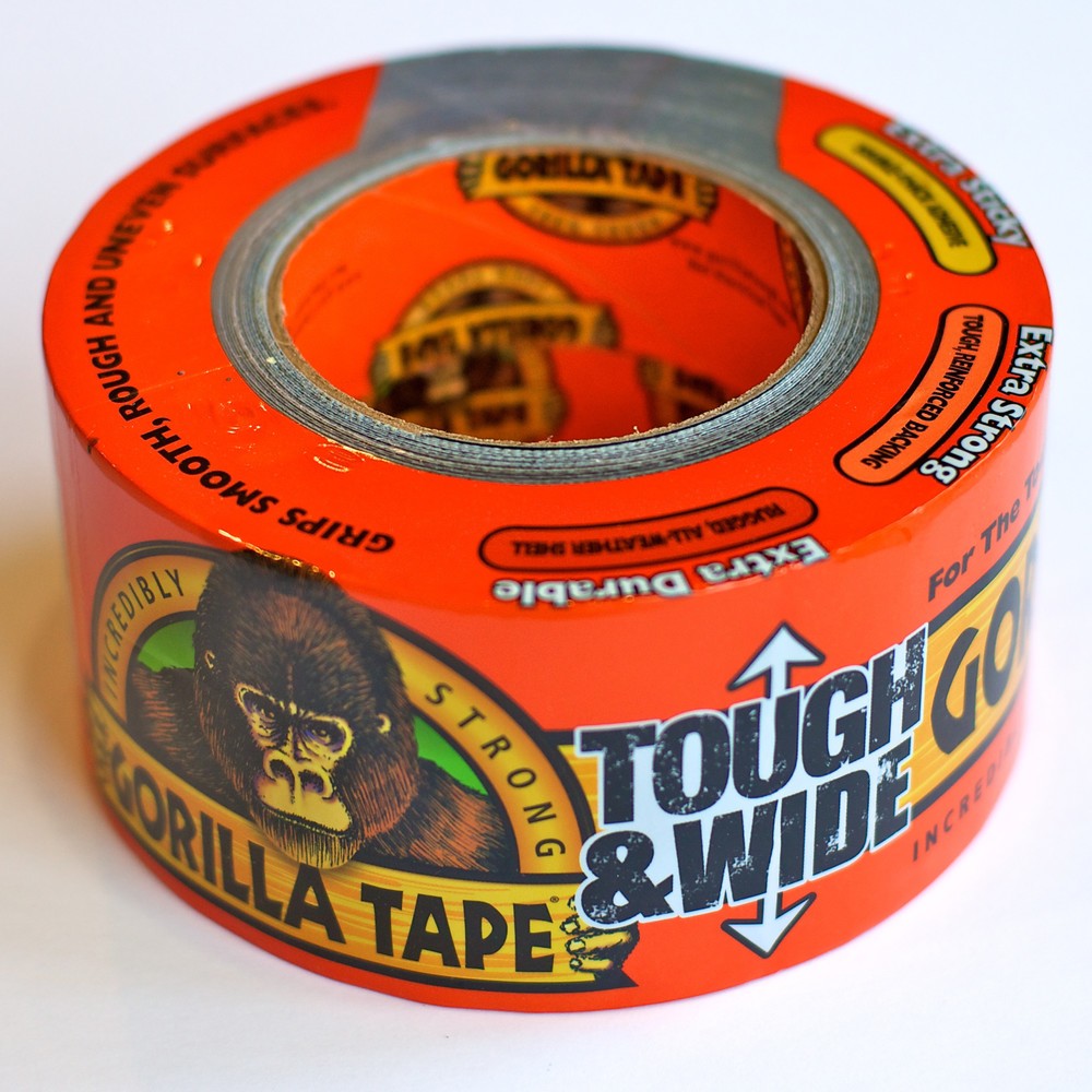 Gorilla Tape® Hochleistungs-Gewebeklebeband, Länge 27 m, Breite 73 mm Produktabbildung Nr. 1: Gorilla Tape® Hochleistungs-Gewebeklebeband, Länge 27 m, Breite 73 mm