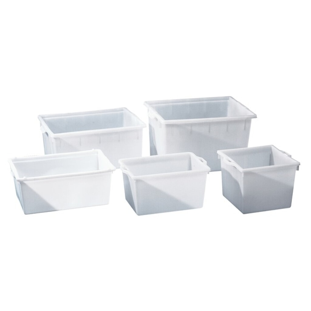 Produktabbildung: GRAF Kunststoffbehälter, L650xB440xH330mm, eckig 65 l PE natur, konische Form