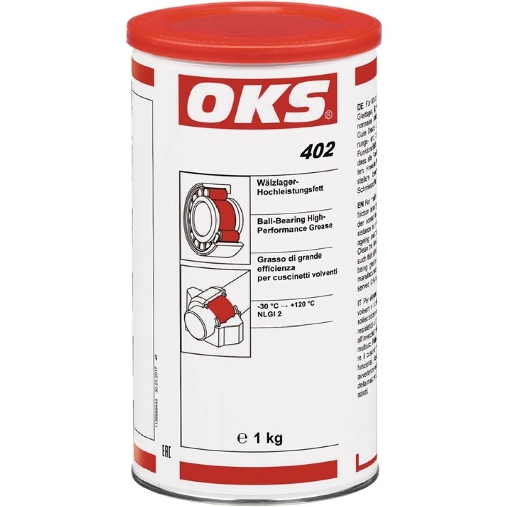 Illustration du produit: Graisse ht. perform. de paliers à roul. 402 beige 1 kg boîte OKS