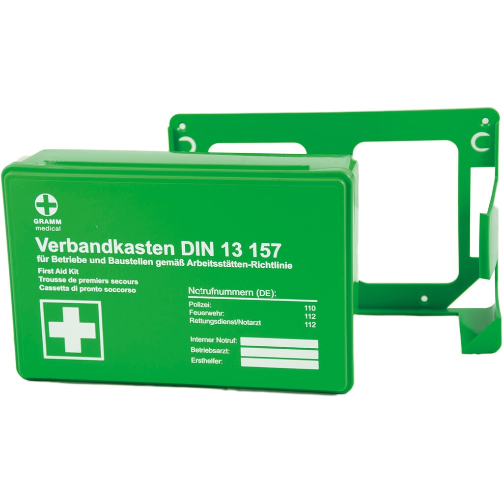 GRAMM medical Betriebsverbandkasten MINI, DIN 13157:2021