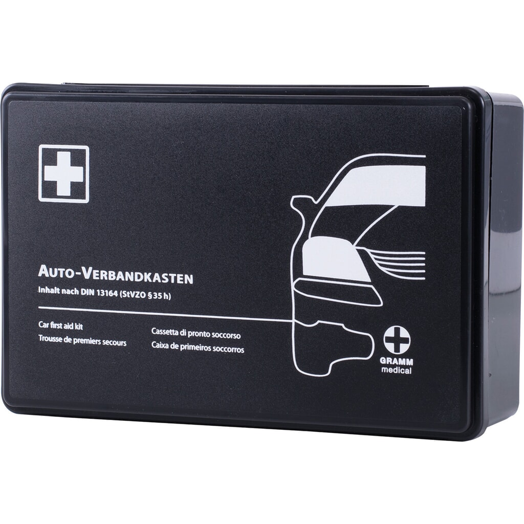 GRAMM medical Kfz-Verbandkasten DIN 13164 Produktabbildung: GRAMM medical Kfz-Verbandkasten DIN 13164