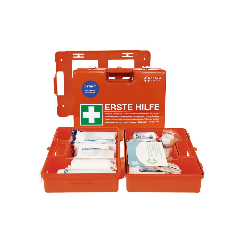 Produktabbildung: GRAMM medical Verbandkoffer DOMINO detect