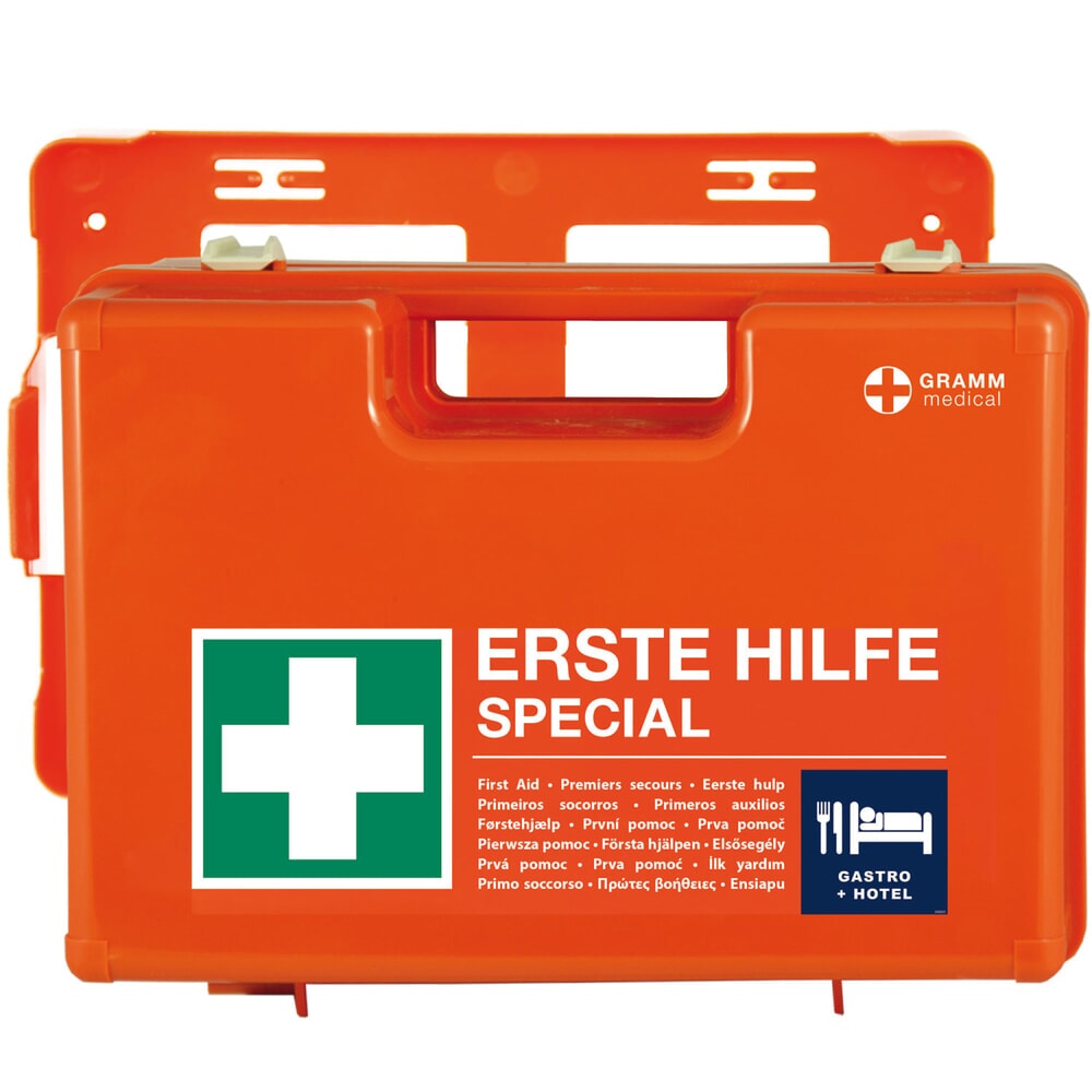 Produktabbildung: GRAMM medical Verbandkoffer SPECIAL Hotel & Gastronomie