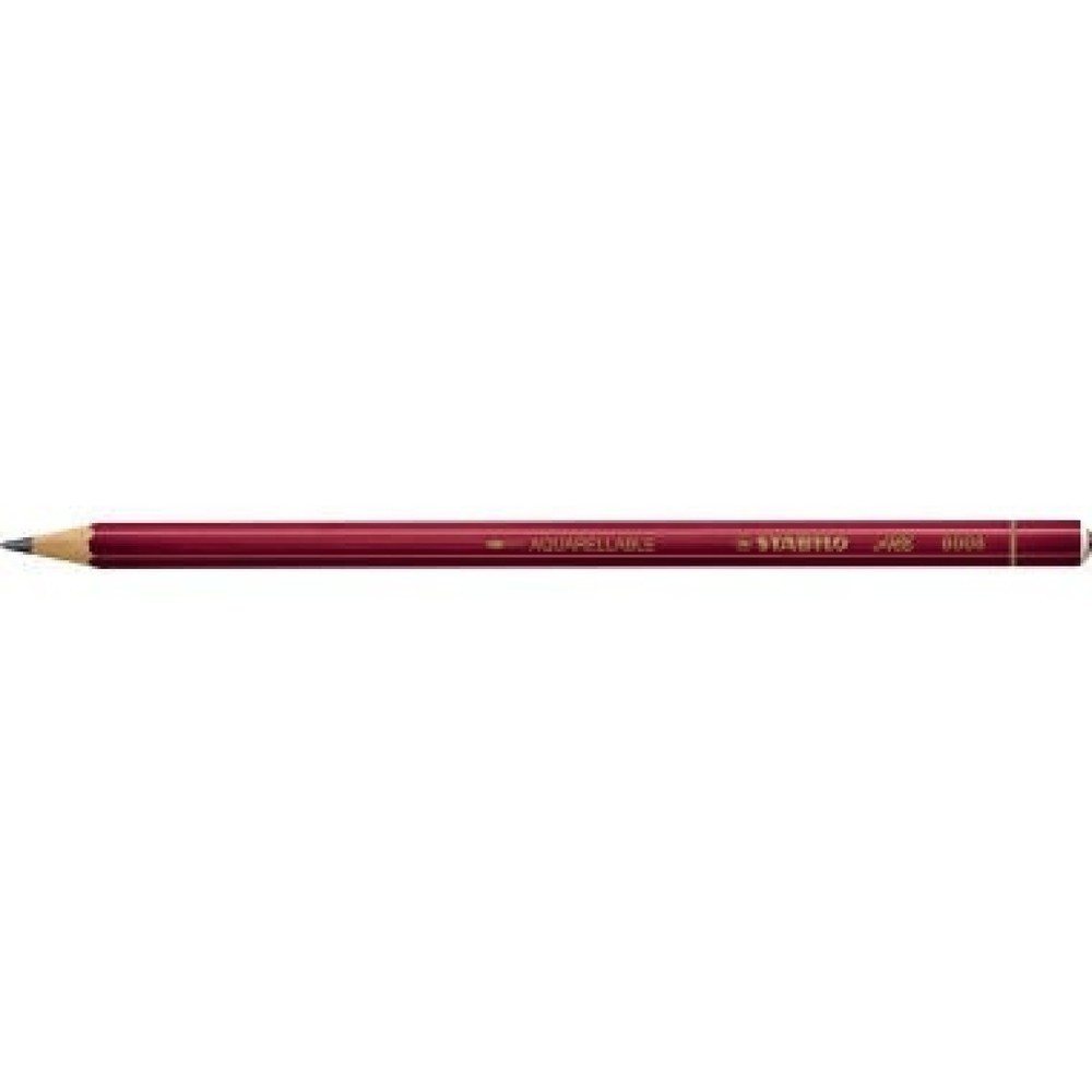 Produktabbildung: STABILO Graphitstift All 8008 Stärke der Mine 3,3mm 2B rot