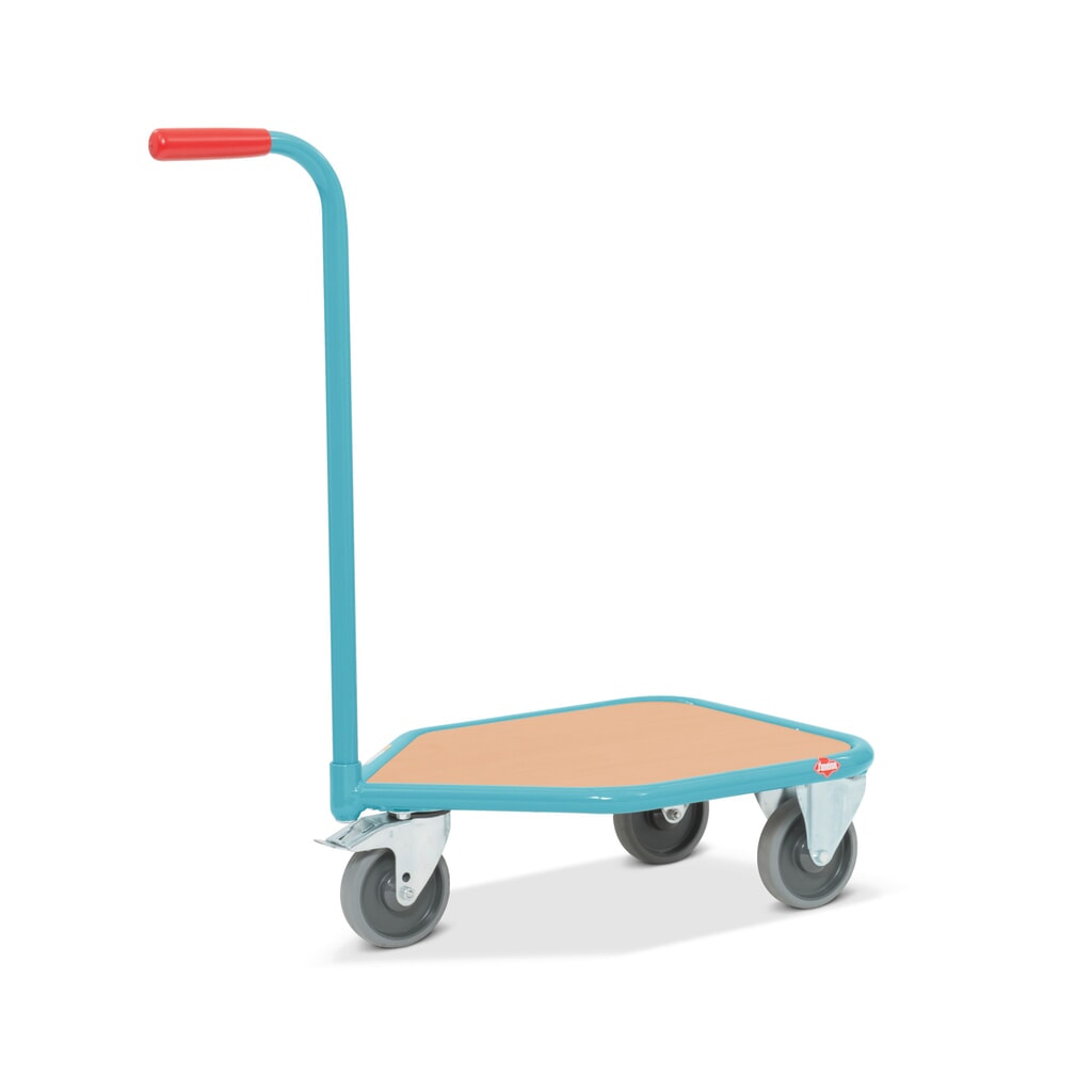 Griffroller Ameise®, Holzladefläche BxT 450 x 450 mm Produktabbildung: Griffroller Ameise®, Holzladefläche BxT 450 x 450 mm