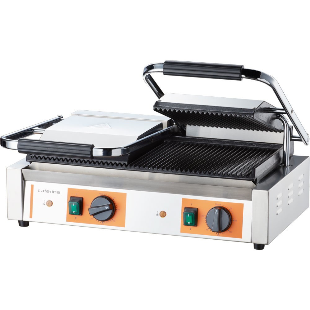 Illustration du produit: Grill à contact double CATERINA Stalgast, 570 x 360 x 200 mm (L x P x H), 3,6 kW