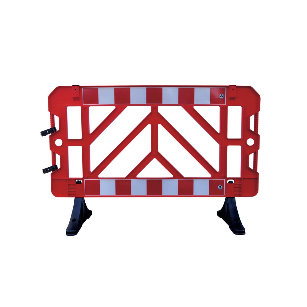 Illustration du produit: Grille de barrage en PP, pieds en PVC, rouge