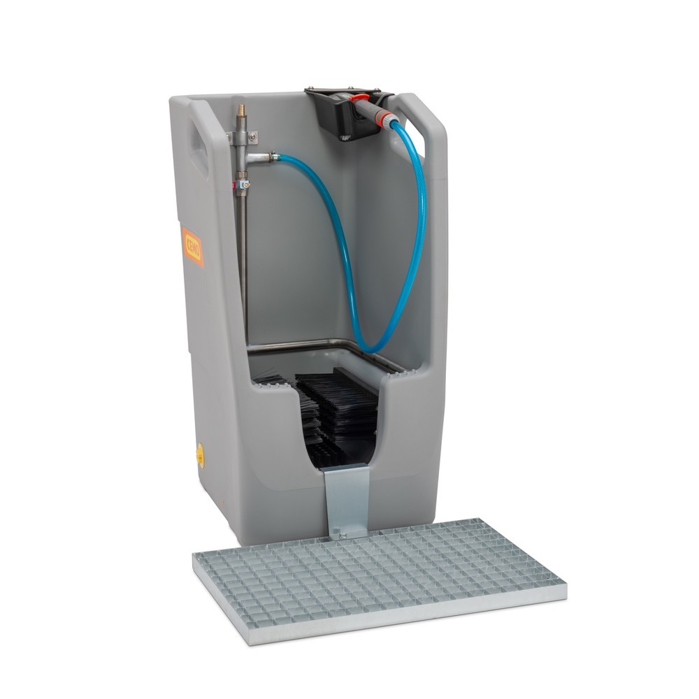 N° de l'image du produit 2 : Paillasse caillebottis pour nettoyeurs de bottes CEMO Premium