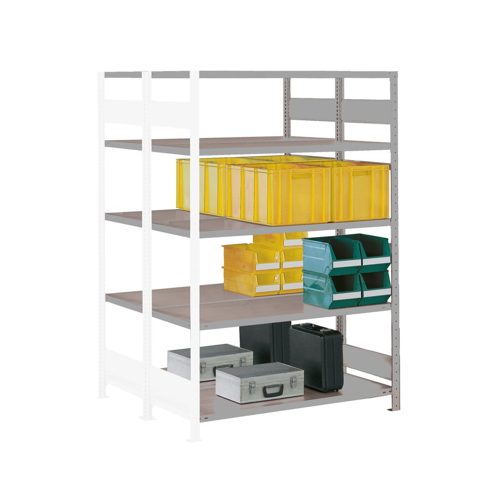 Product afbeelding: Grootvakstelling META, dubbelzijdig, AV, lichtgrijs, hxbxd 2.500 x 1.300 x 1.000 mm