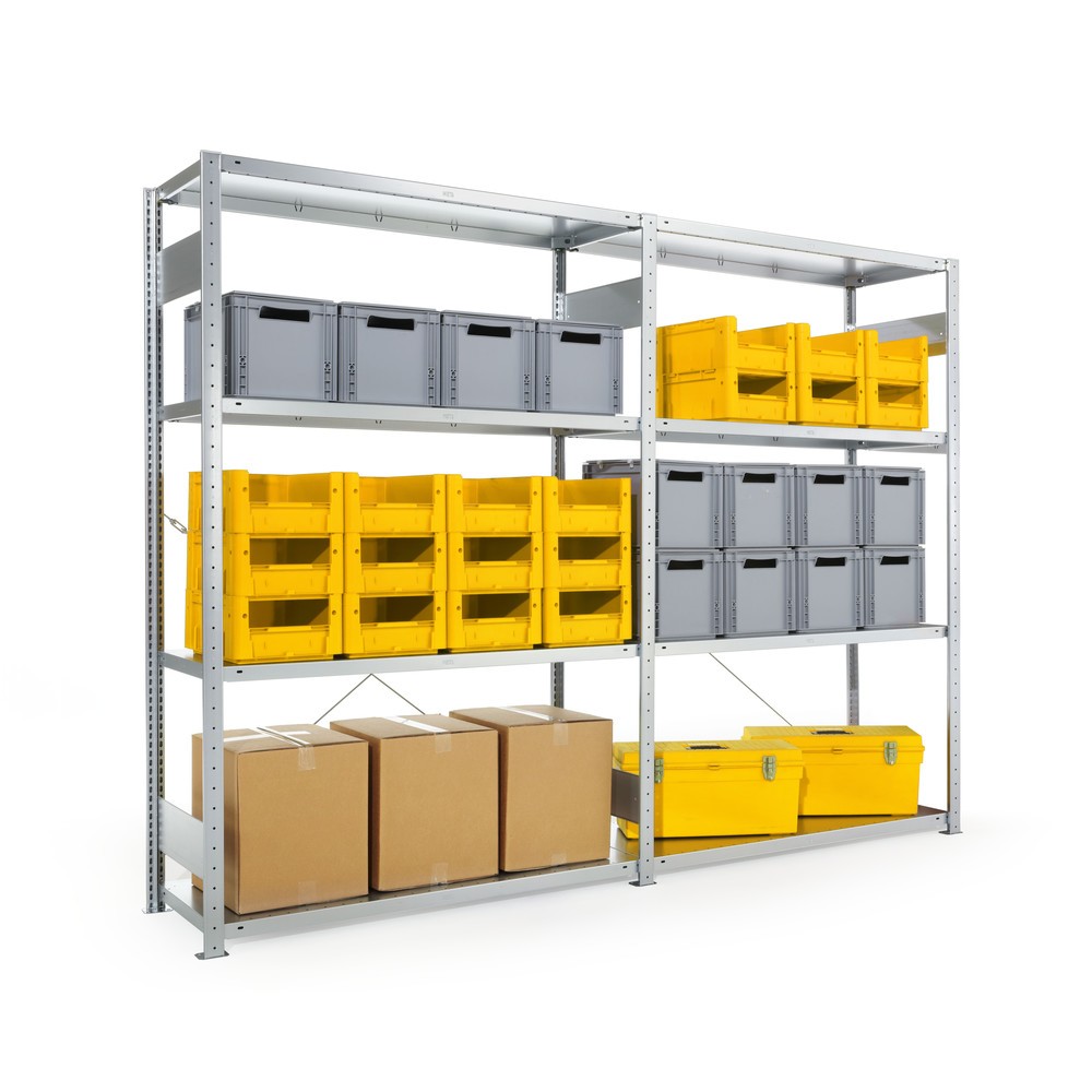 Productafbeelding nr. 2: Grootvakstelling META, eenzijdig, BV, verzinkt, hxbxd 3.000 x 1.300 x 600 mm