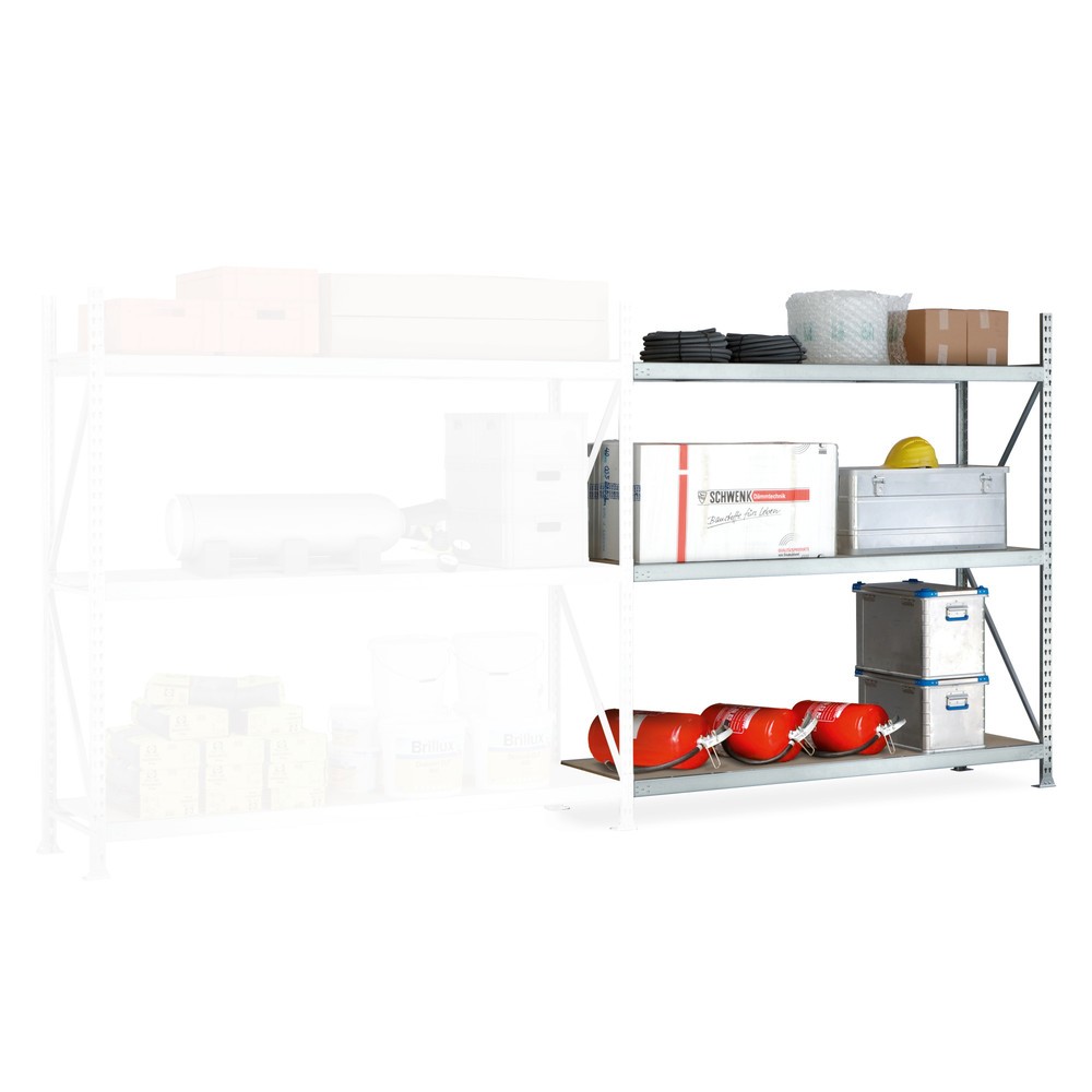 Product afbeelding: Grootvakstelling META, met spaanplaten, vaklast 600 kg, AE, hxbxd 2.200 x 1.800 x 650 mm