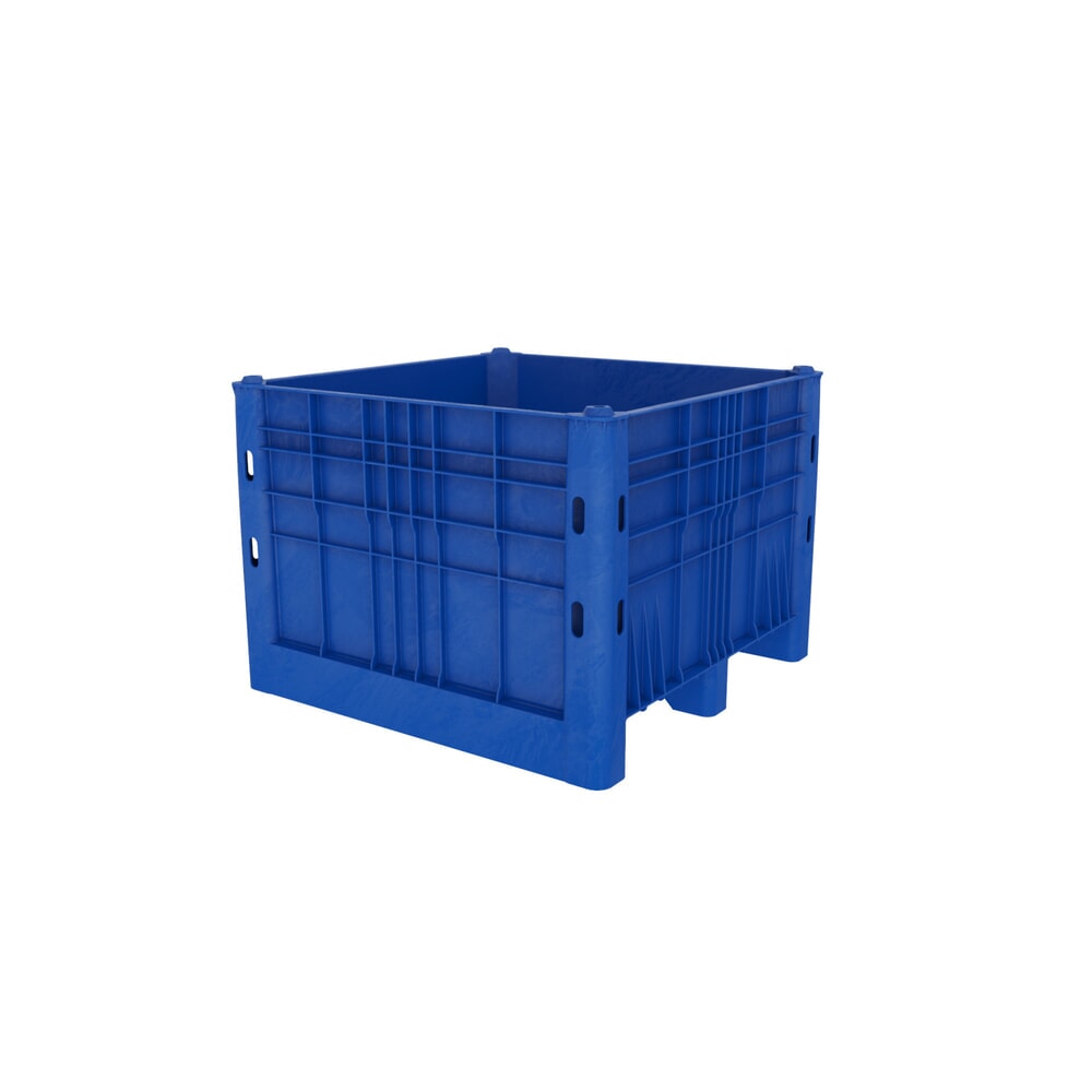 Produktabbildung: Großbehälter, mit Kufen, geschlossen, HxBxT 780 x 1.120 x 1.120 mm