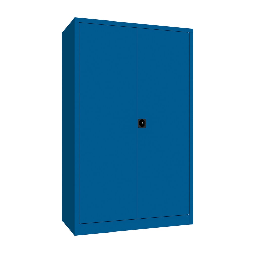Product afbeelding: Grote draaideurkast PAVOY, 4 legborden, hxbxd 1.950 x 1.200 x 600 mm, gentiaanblauw, gentiaanblauw