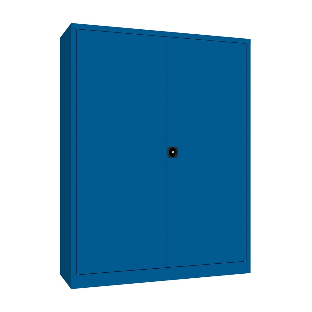 Product afbeelding: Grote draaideurkast PAVOY, 4 legborden, hxbxd 1.950 x 1.500 x 500 mm, gentiaanblauw, gentiaanblauw
