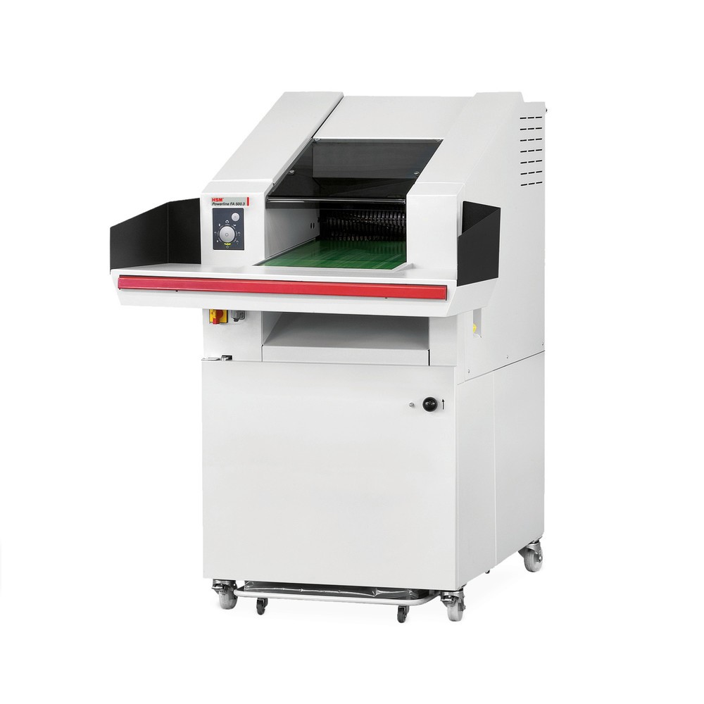 Product afbeelding: Grote papiervernietiger HSM Powerline FA 500.3, snippers 10,5 x 40-76 mm