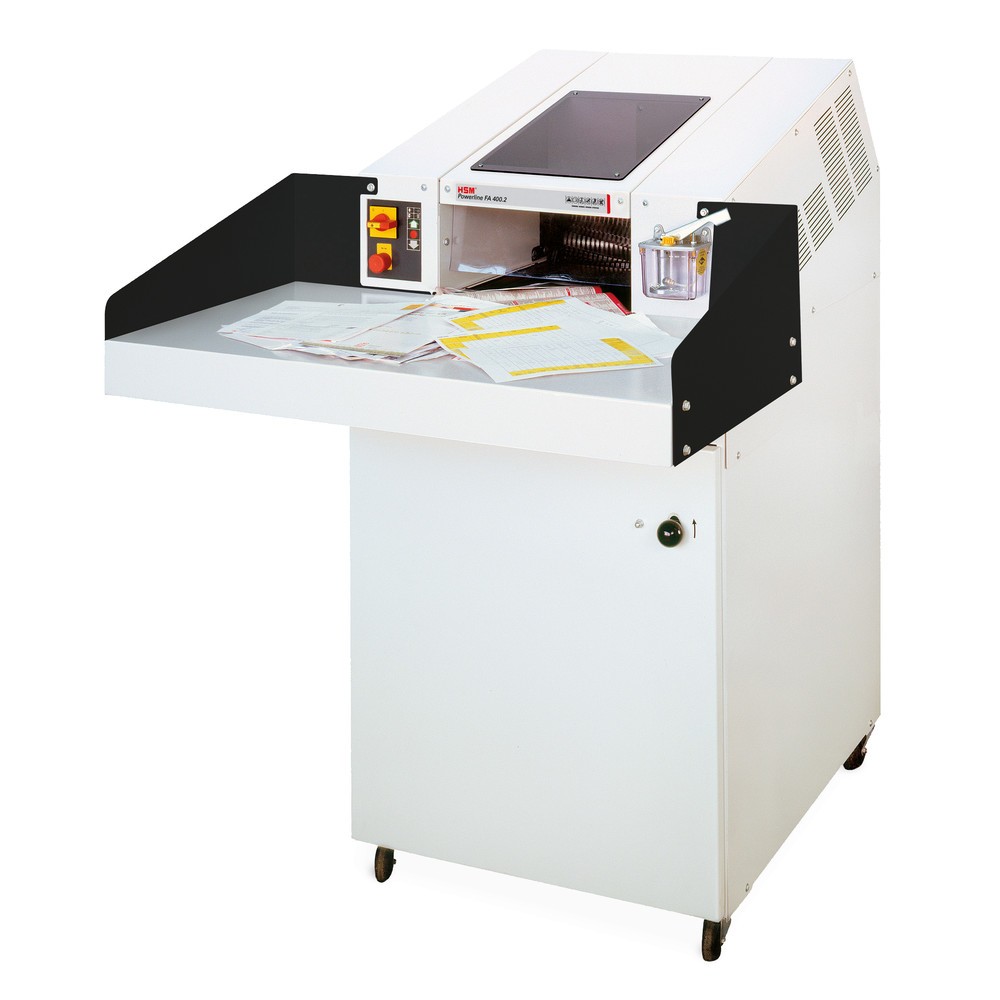Productafbeelding nr. 2: Grote papiervernietiger HSM Powerline FA 400.2, snippers 5,8 x 50 mm
