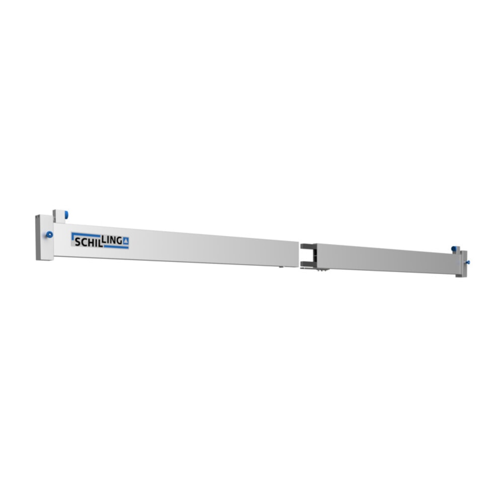 Immagine del prodotto n. 7: Gru a portale in alluminio con doppia traversa divisibile, mobile, punto di aggancio 2.562-3.412 mm, portata 1.000 kg