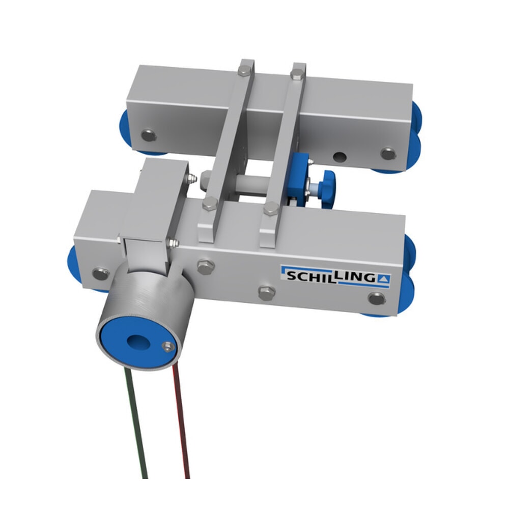 Número de imagen del producto 4: Grúa pórtico de aluminio con doble portador separable, móvil, punto de montaje 2.613-3.363 mm, capacidad de carga 2.000 kg