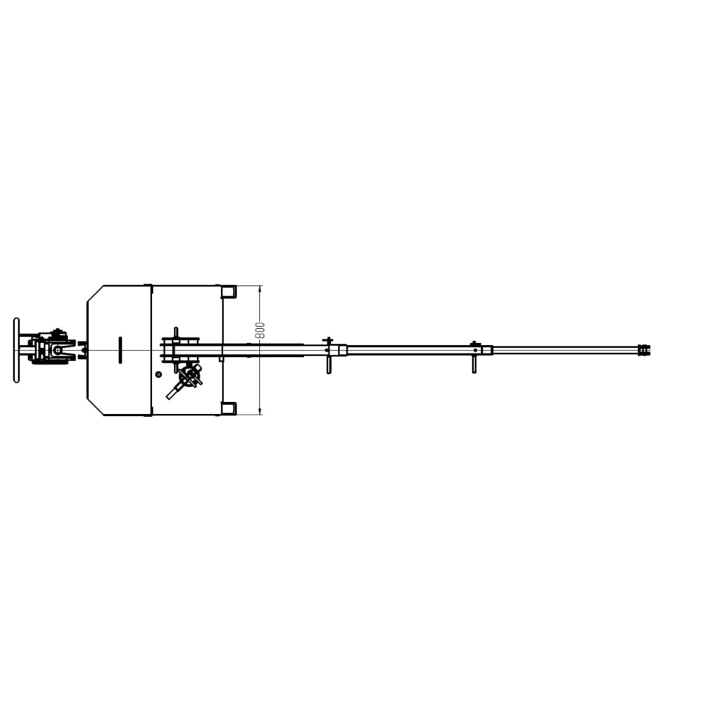 N° de l'image du produit 3 : Grue à contrepoids jusqu’à 3 750 mm de hauteur d’élévation, capacité de charge 500 kg