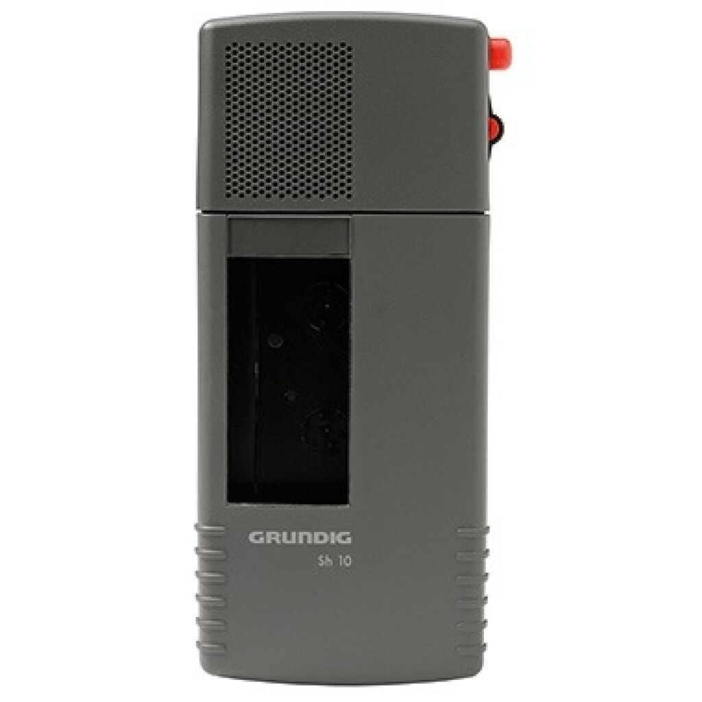 Produktabbildung: GRUNDIG Handdiktiergerät SH10 GFI2700 titan 210g