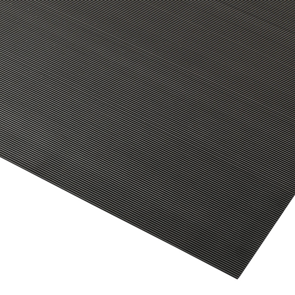 Číslo obrázka výrobku 3: Gumená podložka NoTrax Rib 'n' Roll™ ESD, jemne drážkovaná, š × d 1 200 × 1 500 mm, čierna