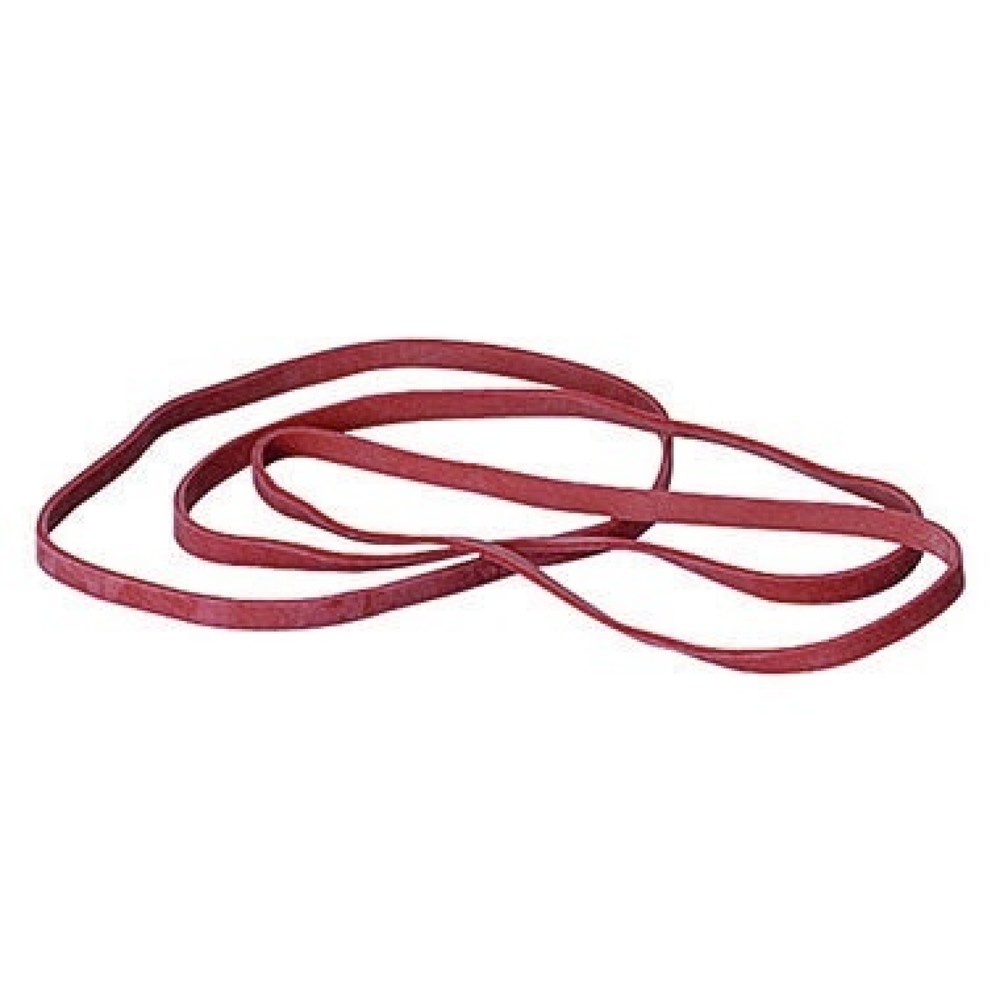 Produktabbildung: Gummiband 6x200mm rot 50 g/Pack.