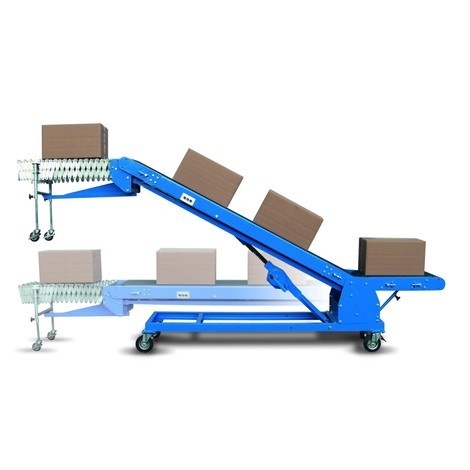 Produktabbildung Nr. 1: BLUME Gurtförderer Typ BE, kompakte Lösung zum Be- und Entladen, 80 kg/m, Gesamtlänge 4,4 m, Gurtbreite 400 mm