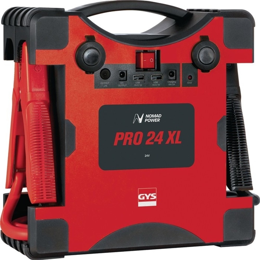 Produktabbildung: GYS Lithium Booster NOMAD POWER PRO 24 XL, Ladespannung 24 V, Startstrom 1400 A