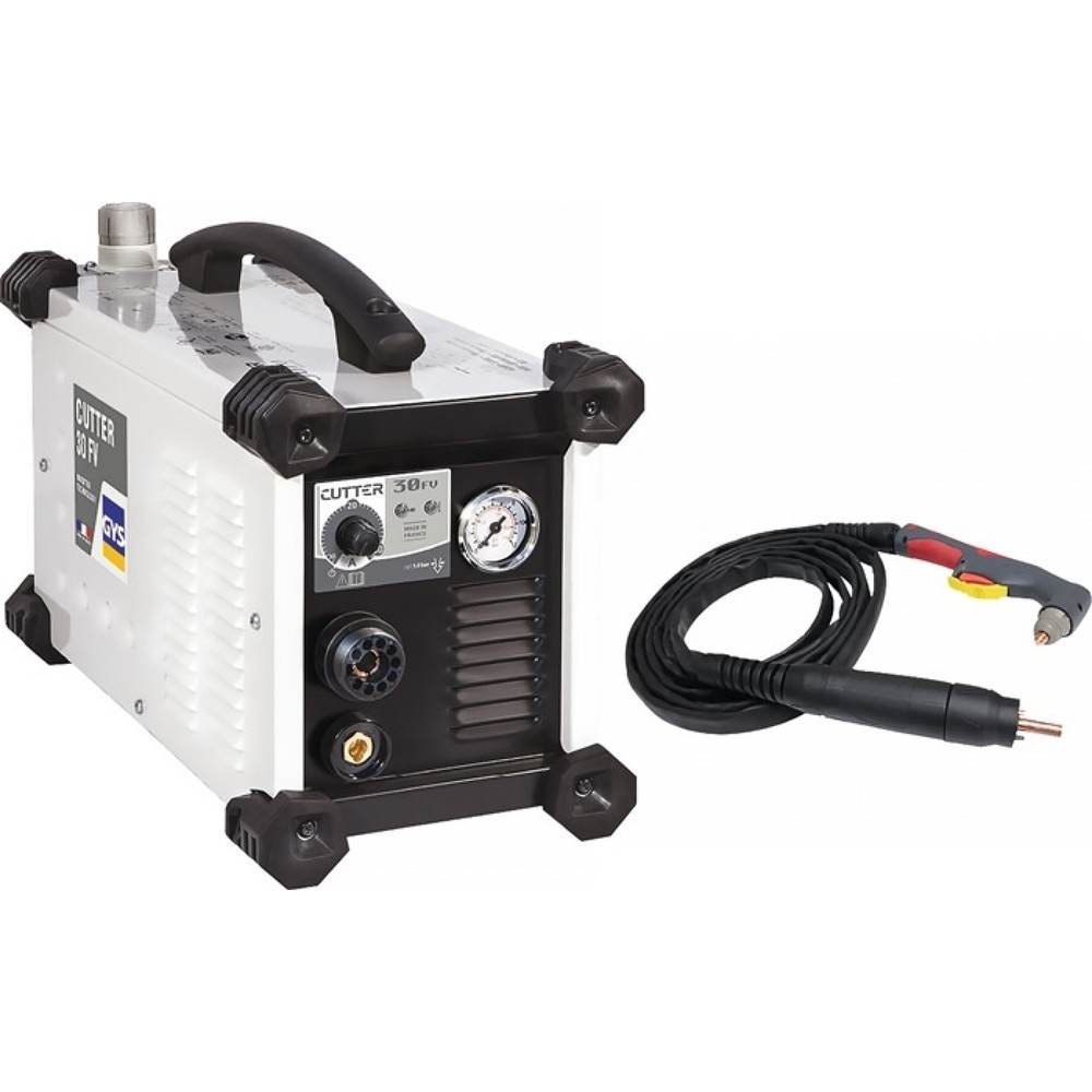 Produktabbildung: GYS Plasmaschneidinverter Cutter 30 FV, mit Zubehör