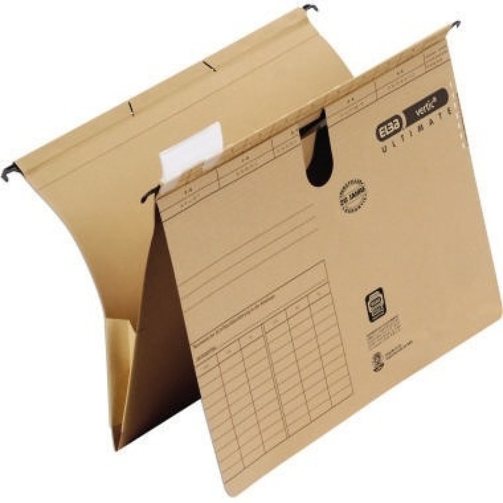 Produktabbildung: ELBA Hängehefter vertic ULTIMATE 100552067 DIN A4 kfm. Heftung braun