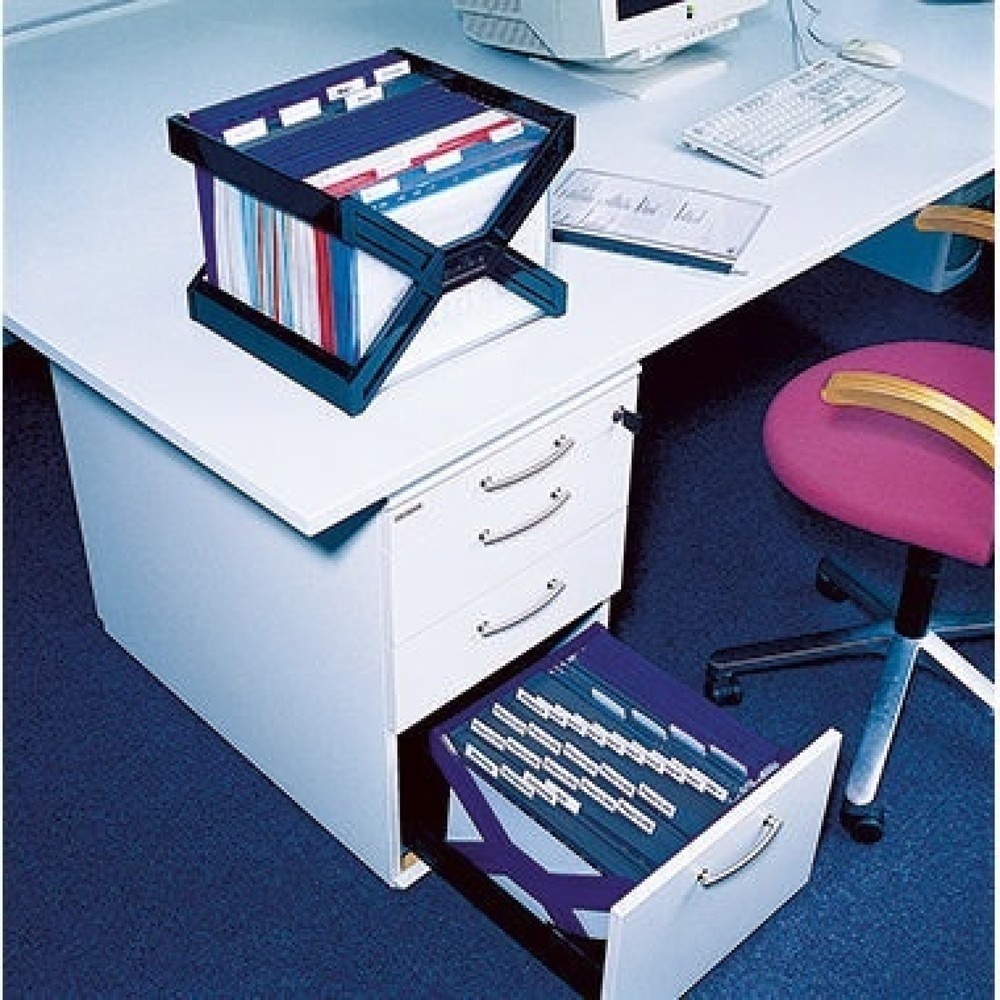 Produktabbildung Nr. 4: DURABLE Hängekorb CARRY plus 261101 für 30Hängemappen PS schwarz