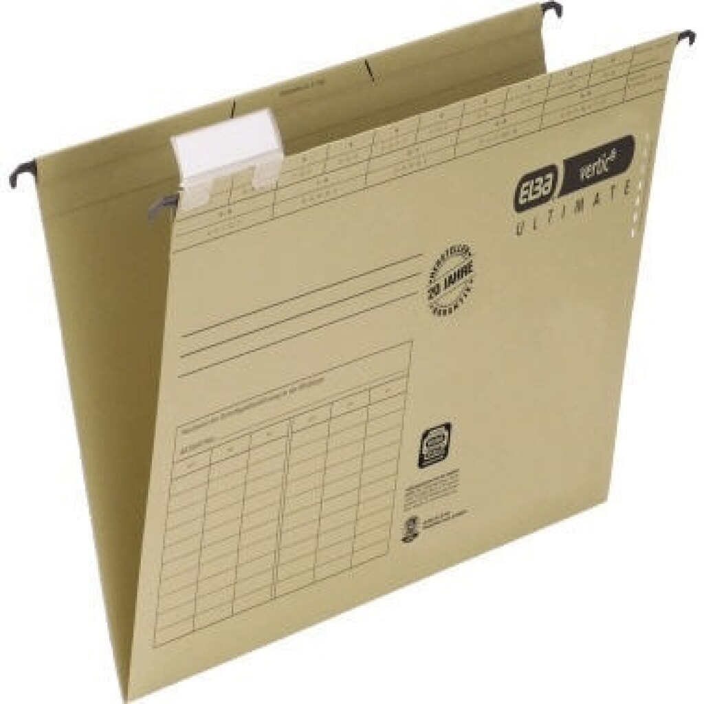 Produktabbildung: ELBA Hängemappe vertic ULTIMATE 100331249 DIN A4 Karton naturbraun