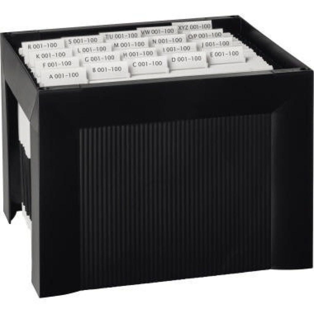 HAN Hängebox KARAT 1905-13 DIN A4 für 35Mappen schwarz Produktabbildung: HAN Hängebox KARAT 1905-13 DIN A4 für 35Mappen schwarz
