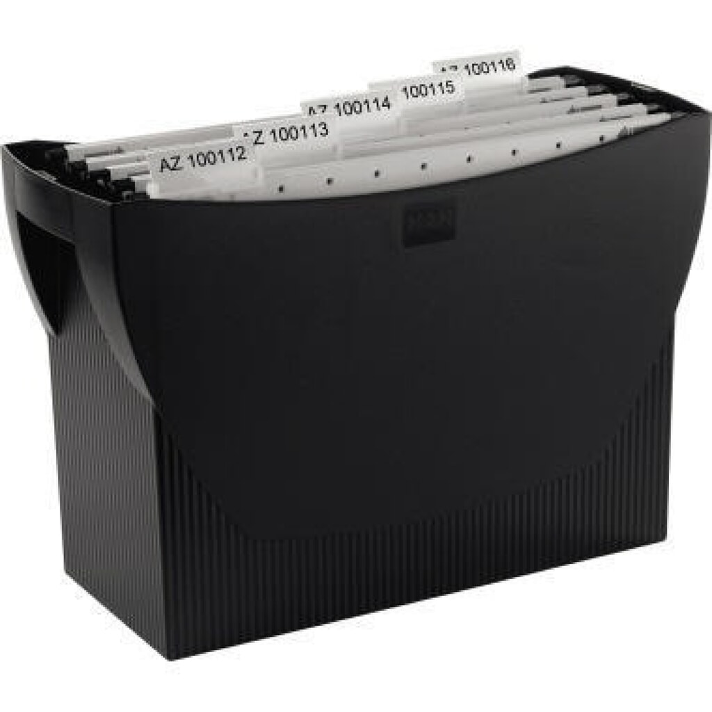 HAN Hängebox SWING 1900-13 39x26x15cm o. Deckel schwarz Produktabbildung: HAN Hängebox SWING 1900-13 39x26x15cm o. Deckel schwarz