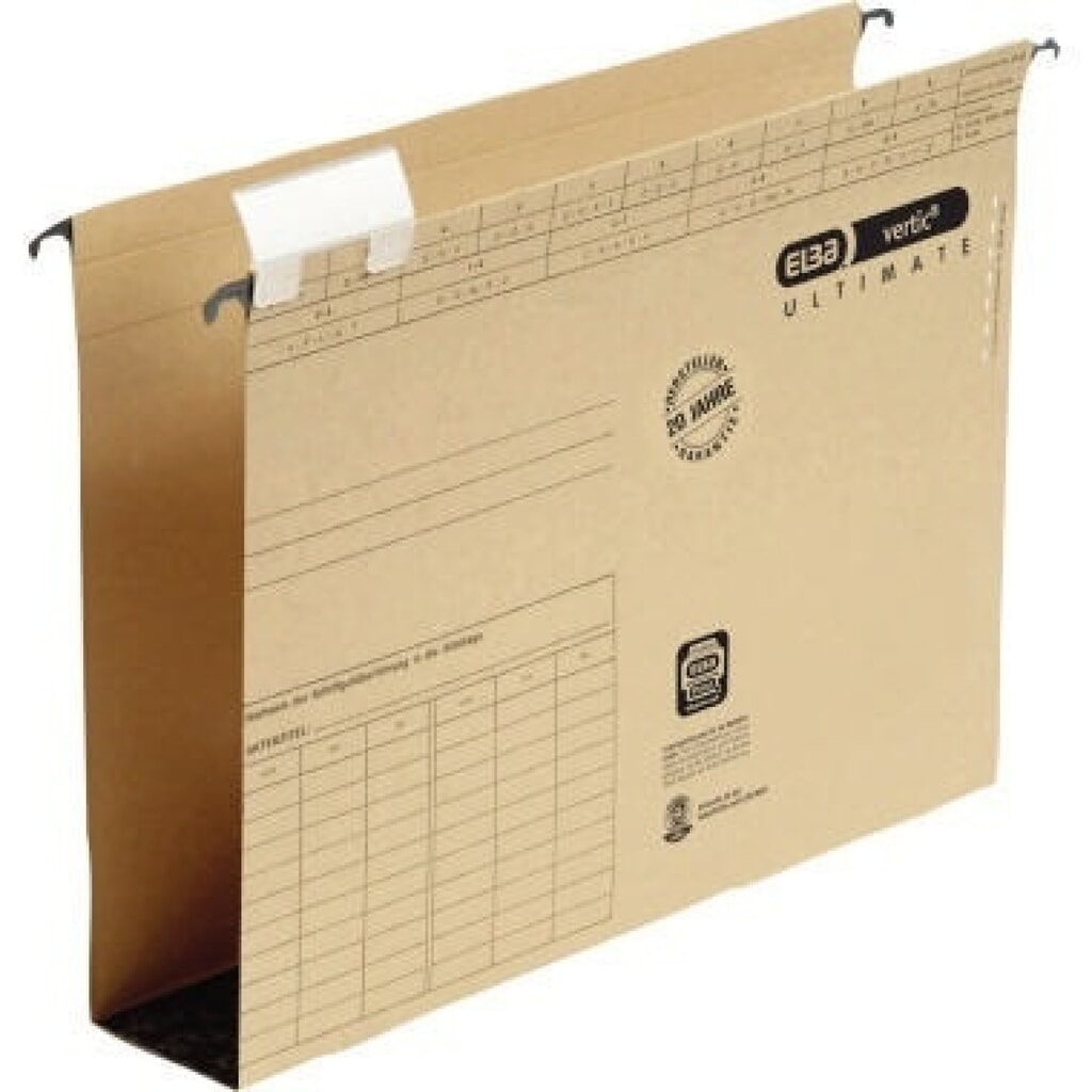ELBA Hängesammler Ultimate A4 100570017 Hartpappe 6cm naturbraun Produktabbildung: ELBA Hängesammler Ultimate A4 100570017 Hartpappe 6cm naturbraun