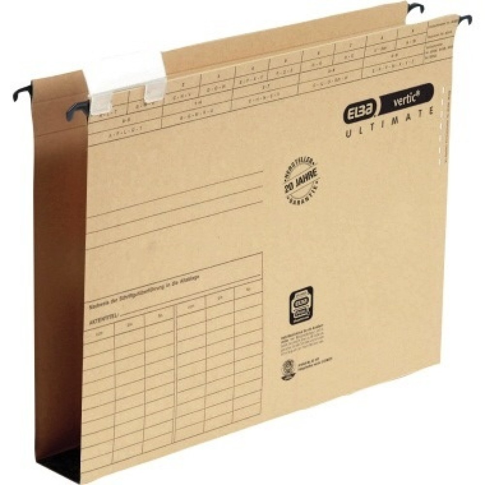Produktabbildung: ELBA Hängesammler Ultimate A4 100570016 Hartpappe 4cm naturbr