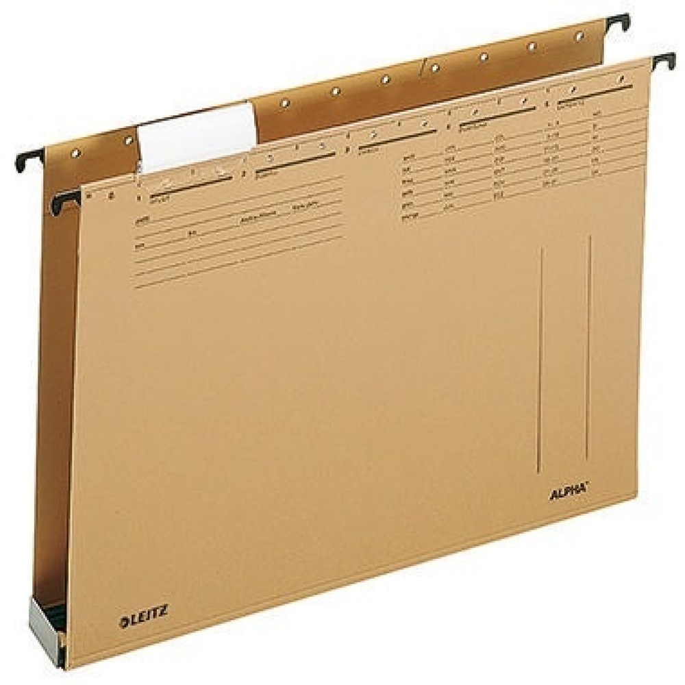 Produktabbildung: Leitz Hängesammler ALPHA 19420000 DIN A4 40mm Karton braun
